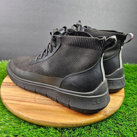 Cole Haan C32419 Generation ZeroGrand Black Lace-Up High Top Shoes Men's US 12 - Picture 4 of 11